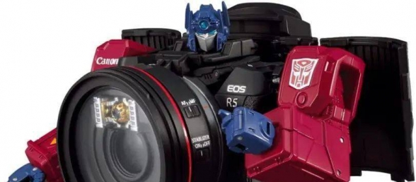 新品：佳能/TRANSFORMERS 联名 EOS R5 擎天柱/霸天虎