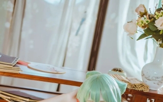 cos：初音韶华旗袍cos正片@衣衣