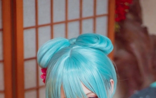 cos：初音•韶华，旗袍美人