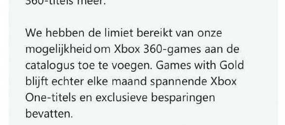 Xbox金会员从10月起取消赠送360游戏 One游戏正常送