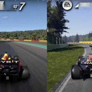 《F1 2022》vs《GT7》画面对比 互有胜负、差不多